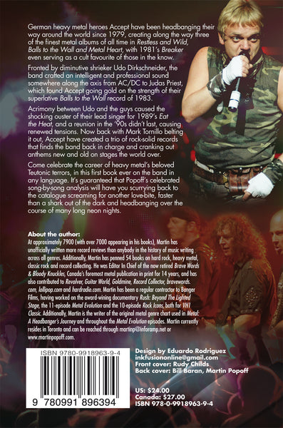 Martin Popoff - eBook -  Metal Heart: Aiming High With Accept