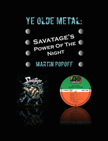 Martin Popoff – eBook – Savatage – Power Of The Night