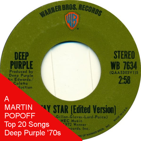 MARTIN POPOFF – EBOOK – THE TOP 20 DEEP PURPLE SONGS FROM THE ‘70S