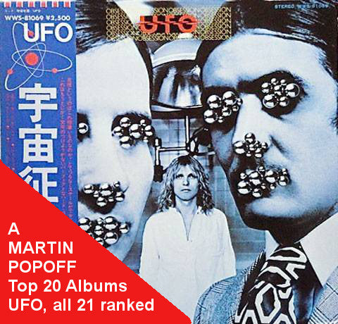 MARTIN POPOFF – EBOOK – POPOFF’S TOP 20: ALL THE UFO ALBUMS RANKED