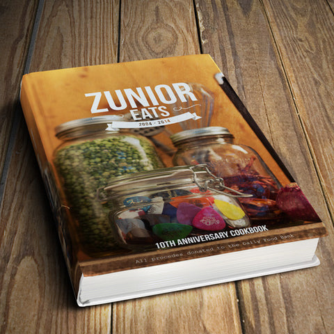Zunior Eats - 10th Anniversary Charity Cookbook (Book) - Free Shipping