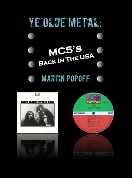 Martin Popoff – eBook – MC5 – Back In The USA