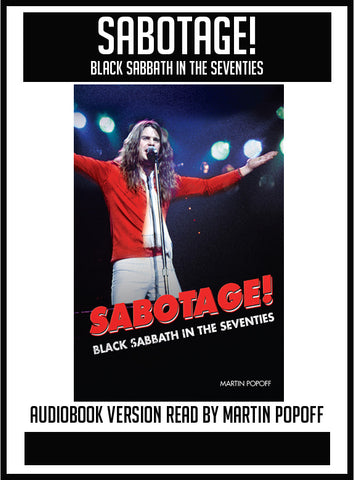 Martin Popoff – Sabotage! Black Sabbath in the Seventies  – Audiobook