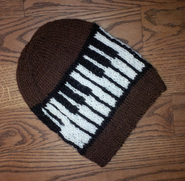 The Keytop Piano Hand-Knit Touque (Hat)