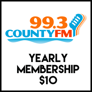 County FM 99.3 (Yearly Membership with free download)